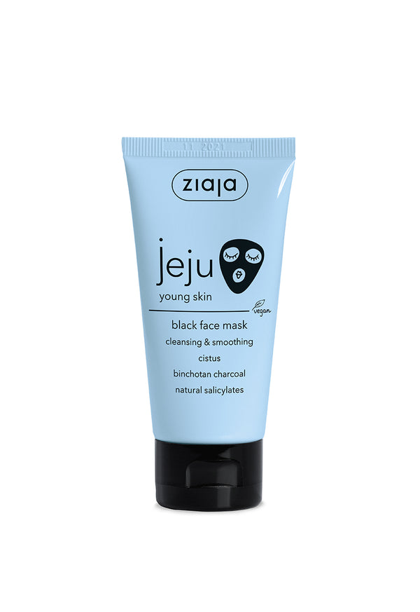 ZIAJA JEJU CLEANING AND SMOOTHING BLACK FACE MASK 50 ml